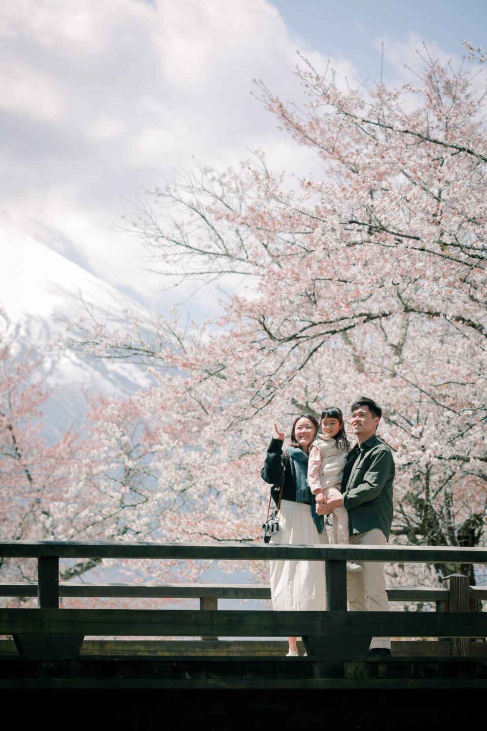 日本旅拍｜東京旅拍｜親子寫真｜兒童寫真 櫻花 富士山 河口湖