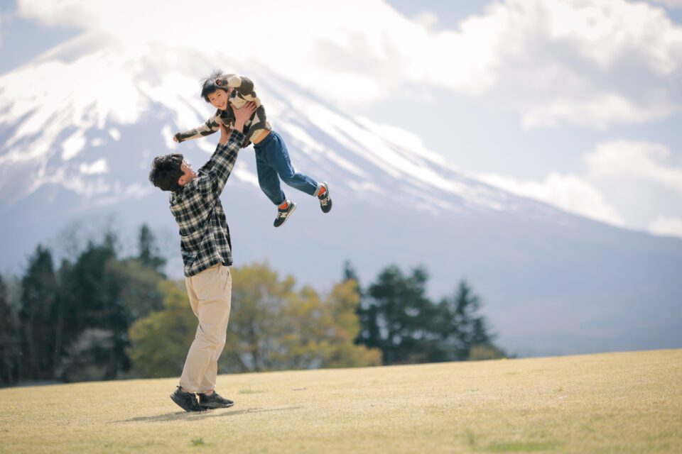 日本旅拍｜東京旅拍｜親子寫真｜兒童寫真 櫻花 富士山 河口湖
