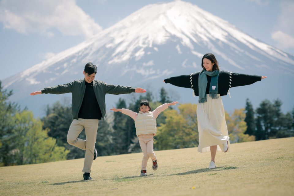 日本旅拍｜東京旅拍｜親子寫真｜兒童寫真 櫻花 富士山 河口湖