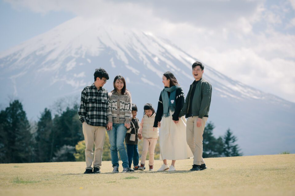 日本旅拍｜東京旅拍｜親子寫真｜兒童寫真 櫻花 富士山 河口湖