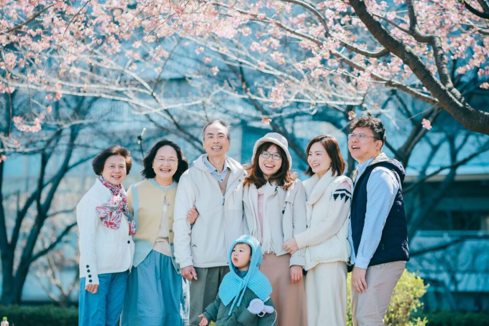 東京旅拍｜櫻花｜親子寫真｜全家福｜旅行紀錄