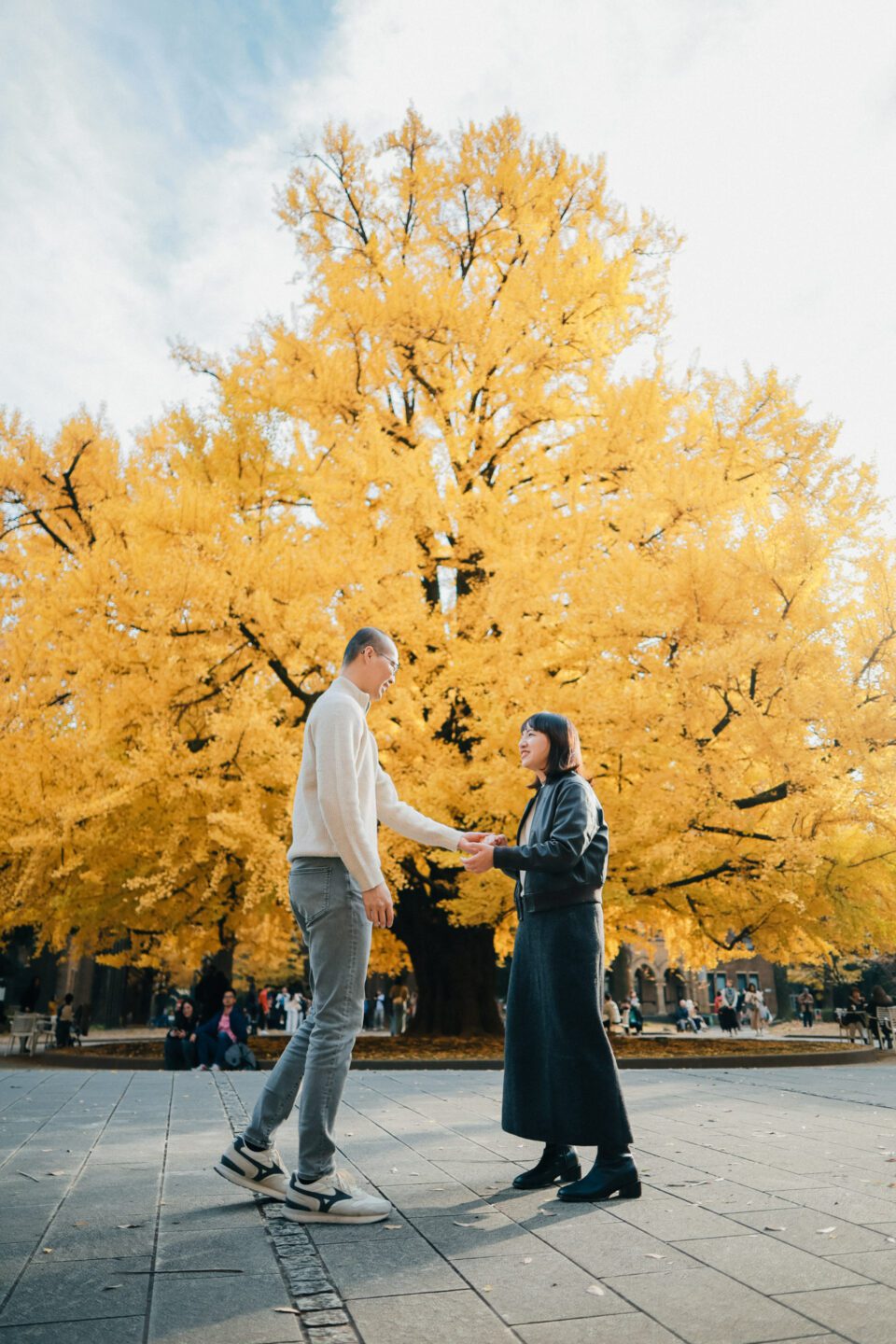 日本旅拍｜東京大學｜情侶寫真｜銀杏
