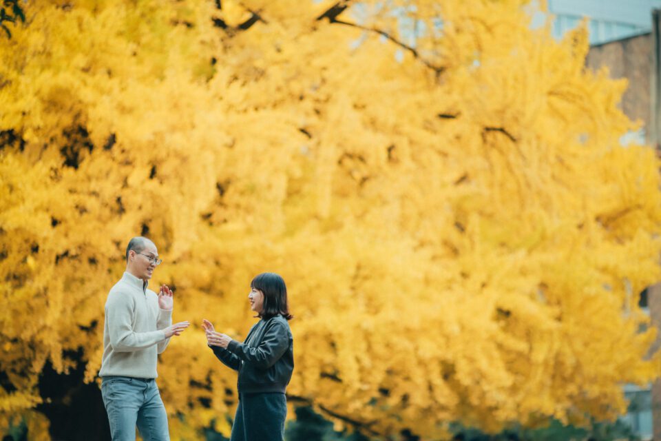 日本旅拍｜東京大學｜情侶寫真｜銀杏