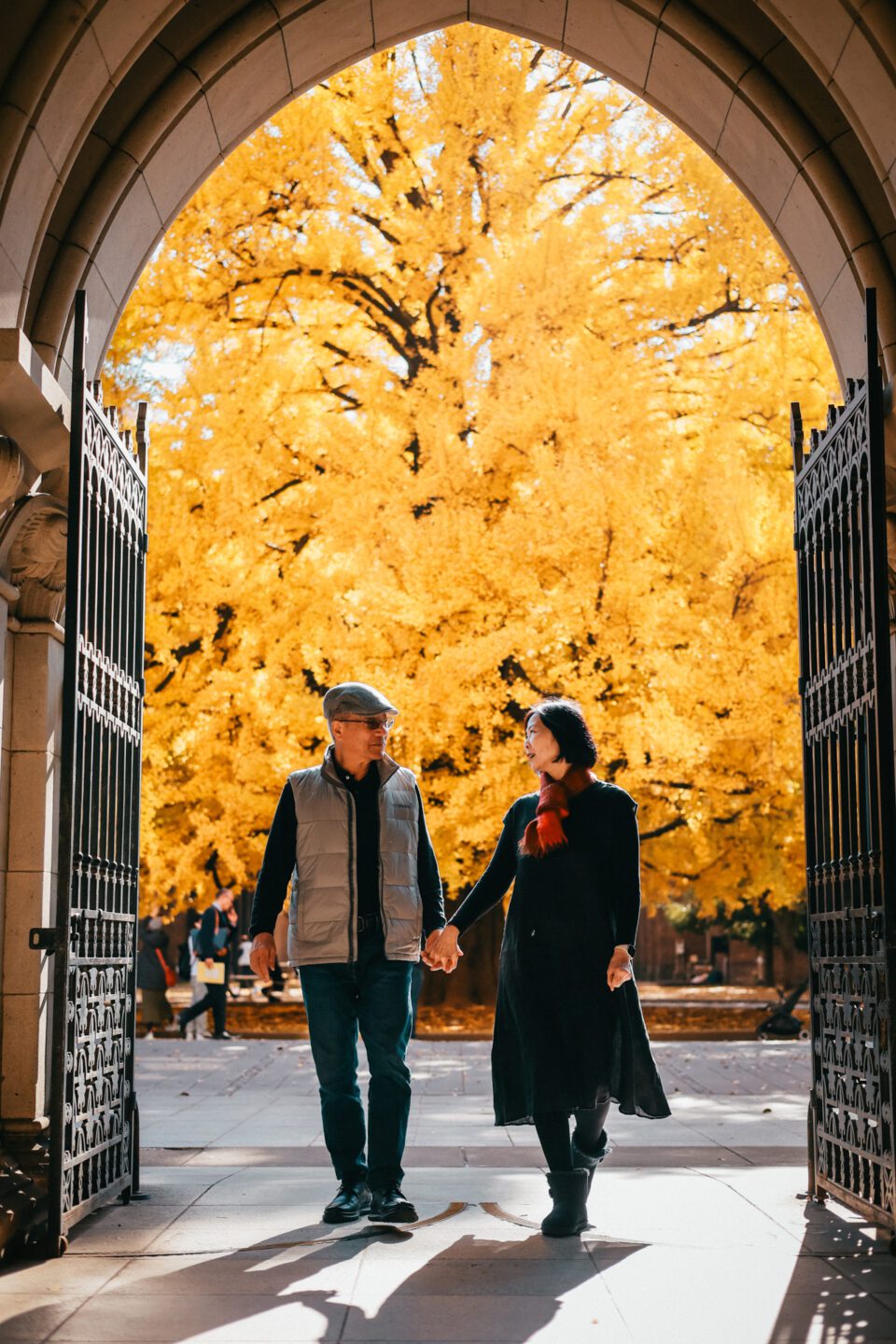 秋。家庭旅行紀錄｜銀髮族旅拍｜河口湖｜山中湖｜銀杏｜東京